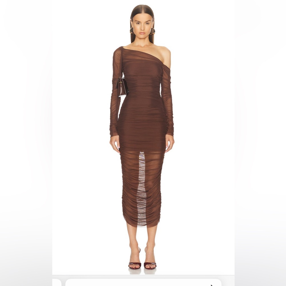 Me Chantae Mesh Dress | Coconut / S by